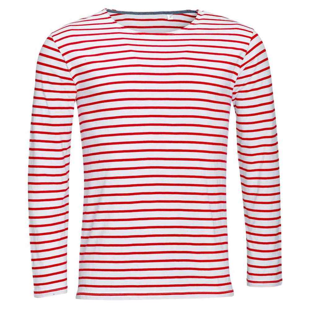 SOL'S Marine Long Sleeve Striped T-Shirt 1402