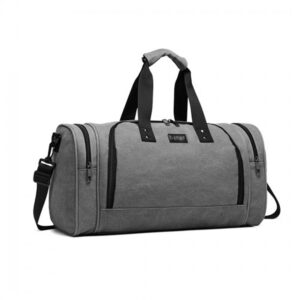 Kono Canvas Barrel Duffle Travel Bag E1957 GY