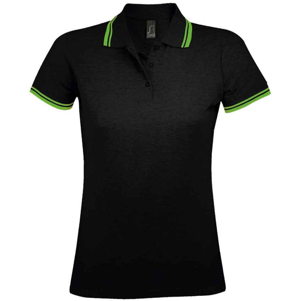 SOL'S Ladies Pasadena Tipped Cotton Piqué Polo Shirt 10578