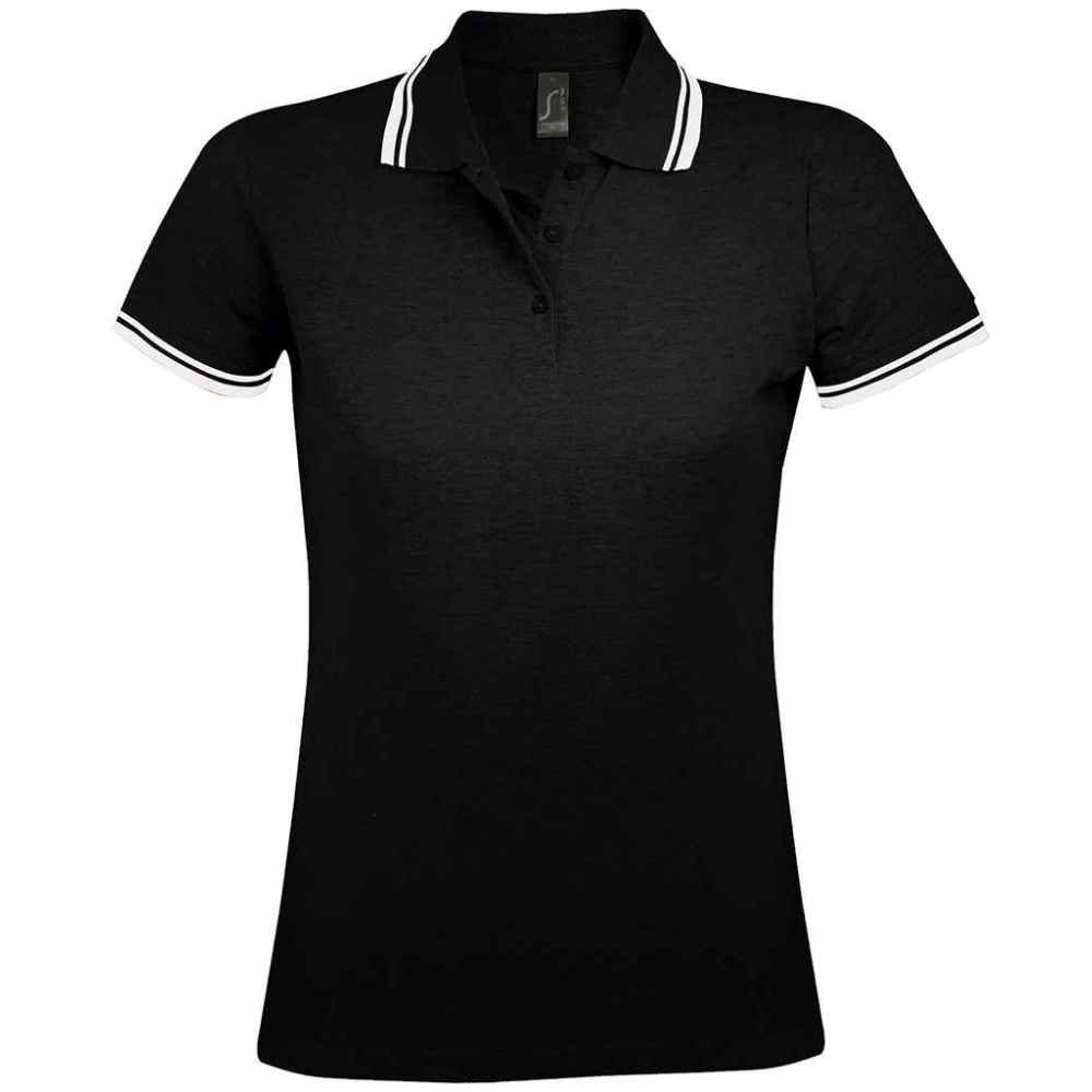 SOL'S Ladies Pasadena Tipped Cotton Piqué Polo Shirt 10578