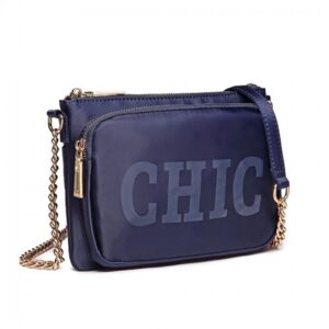 Miss Lulu 'Chic' Chain Shoulder Bag LT6855 BE