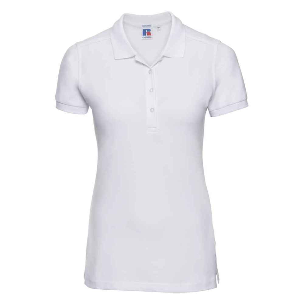 Russell Ladies Stretch Piqué Polo Shirt 566F