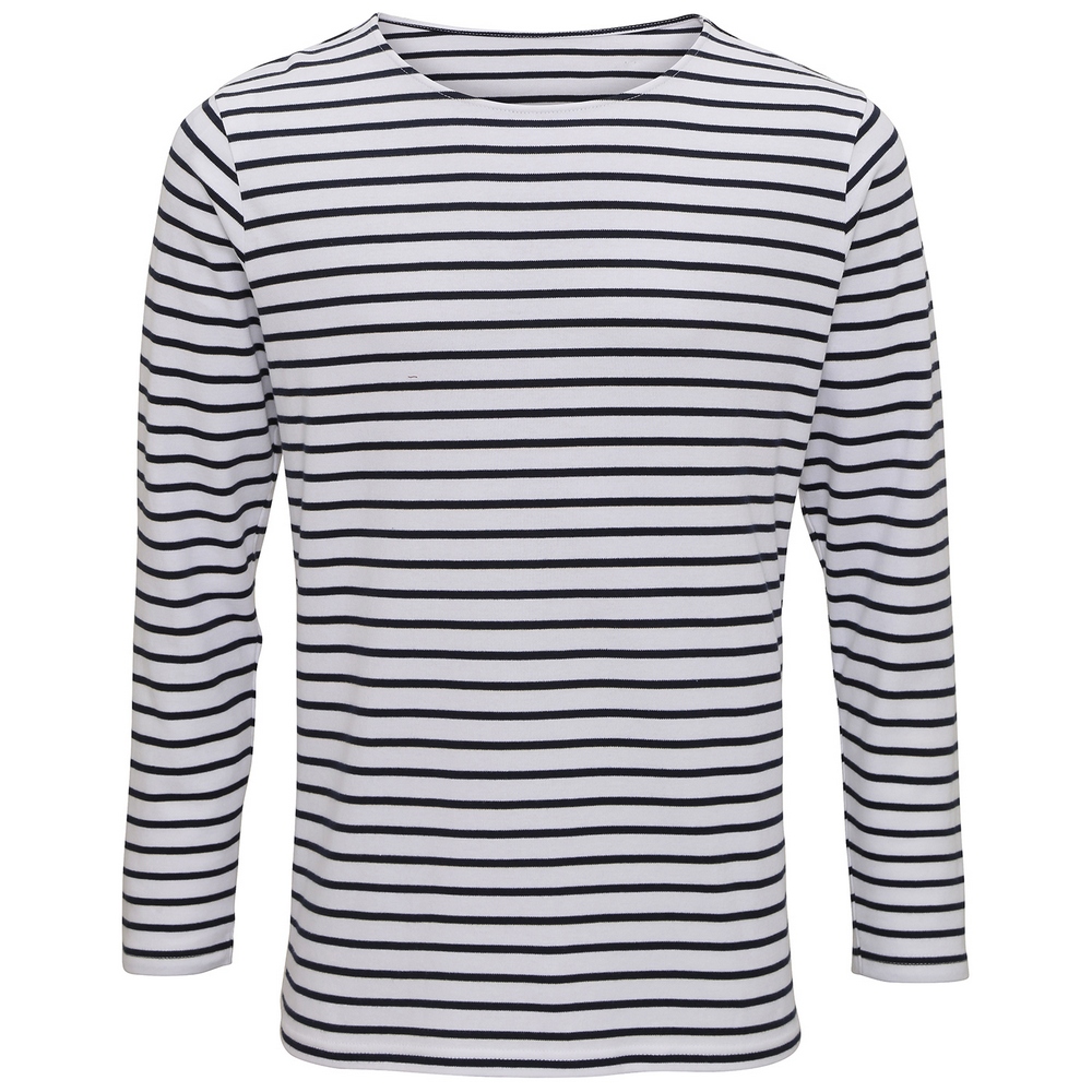 Asquith & Fox Men's Marinière coastal long sleeve tee AQ070