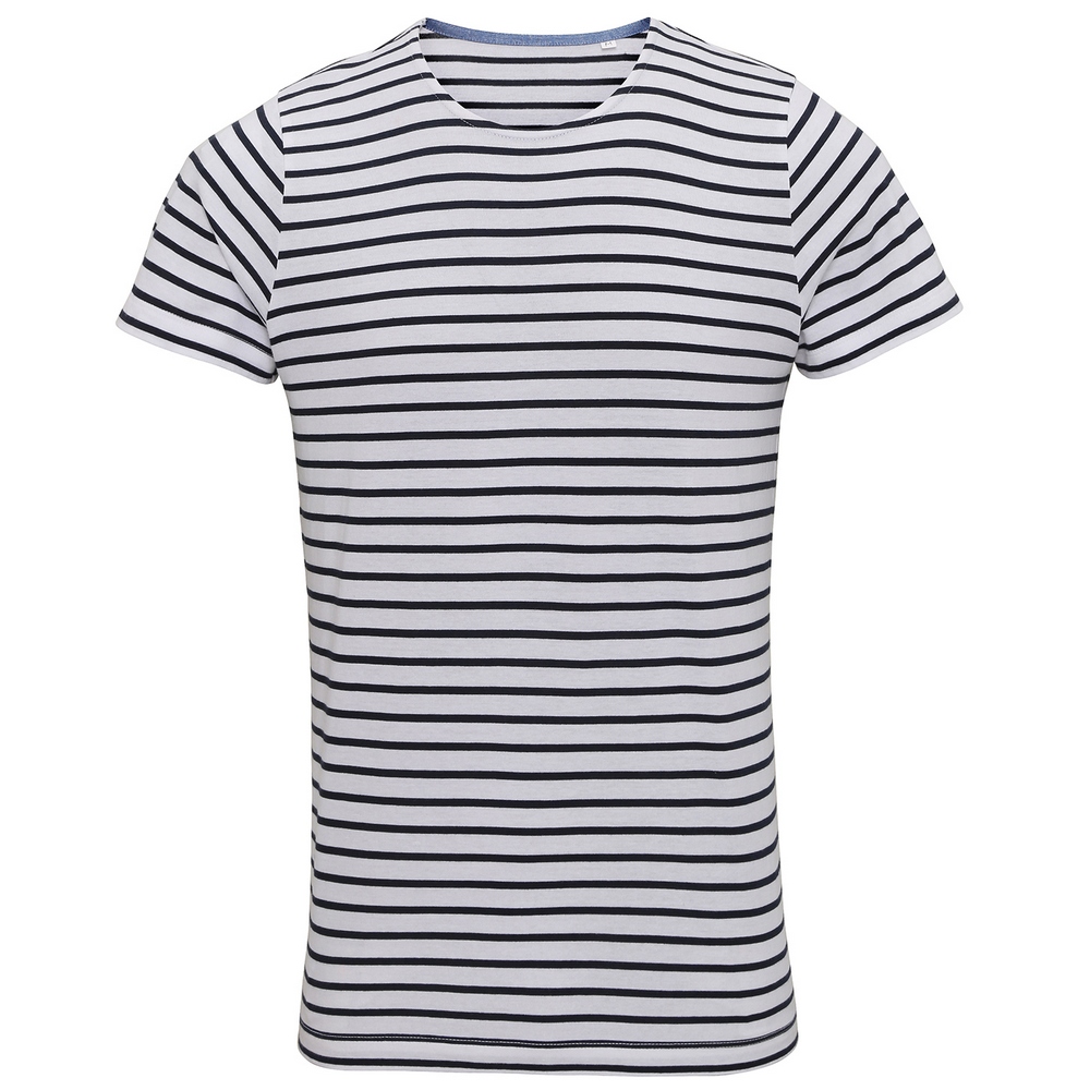 Asquith & Fox Men's Marinière coastal short sleeve tee AQ072