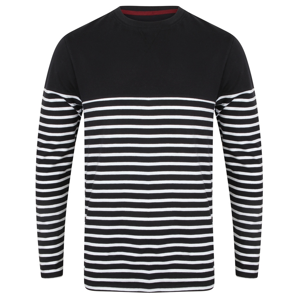 Front Row Long sleeve Breton striped T FR134