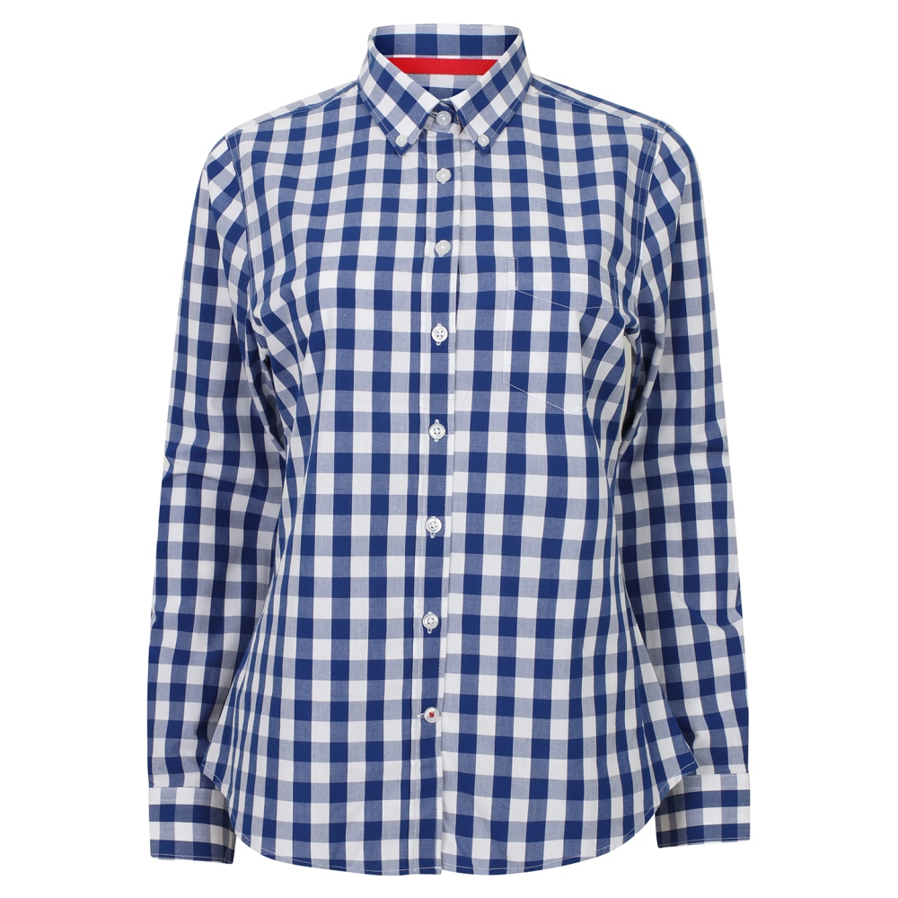 Front Row Women's checked cotton shirt FR503
