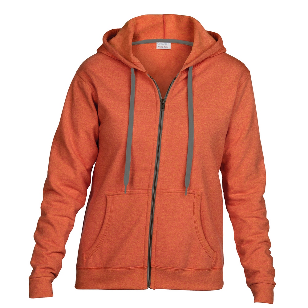 Gildan Women's Heavy Blend™ vintage full-zip hoodie GD081