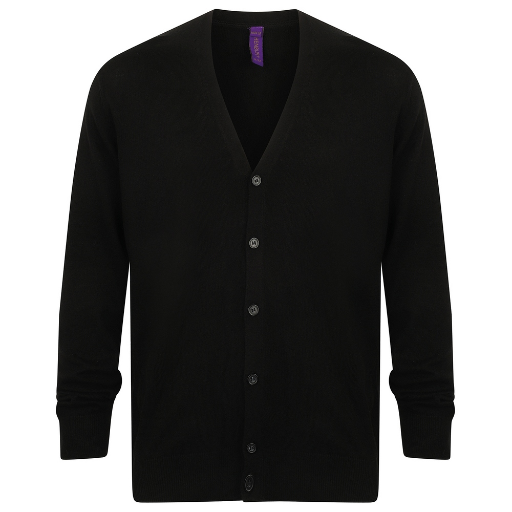 Henbury V-button cardigan HB722