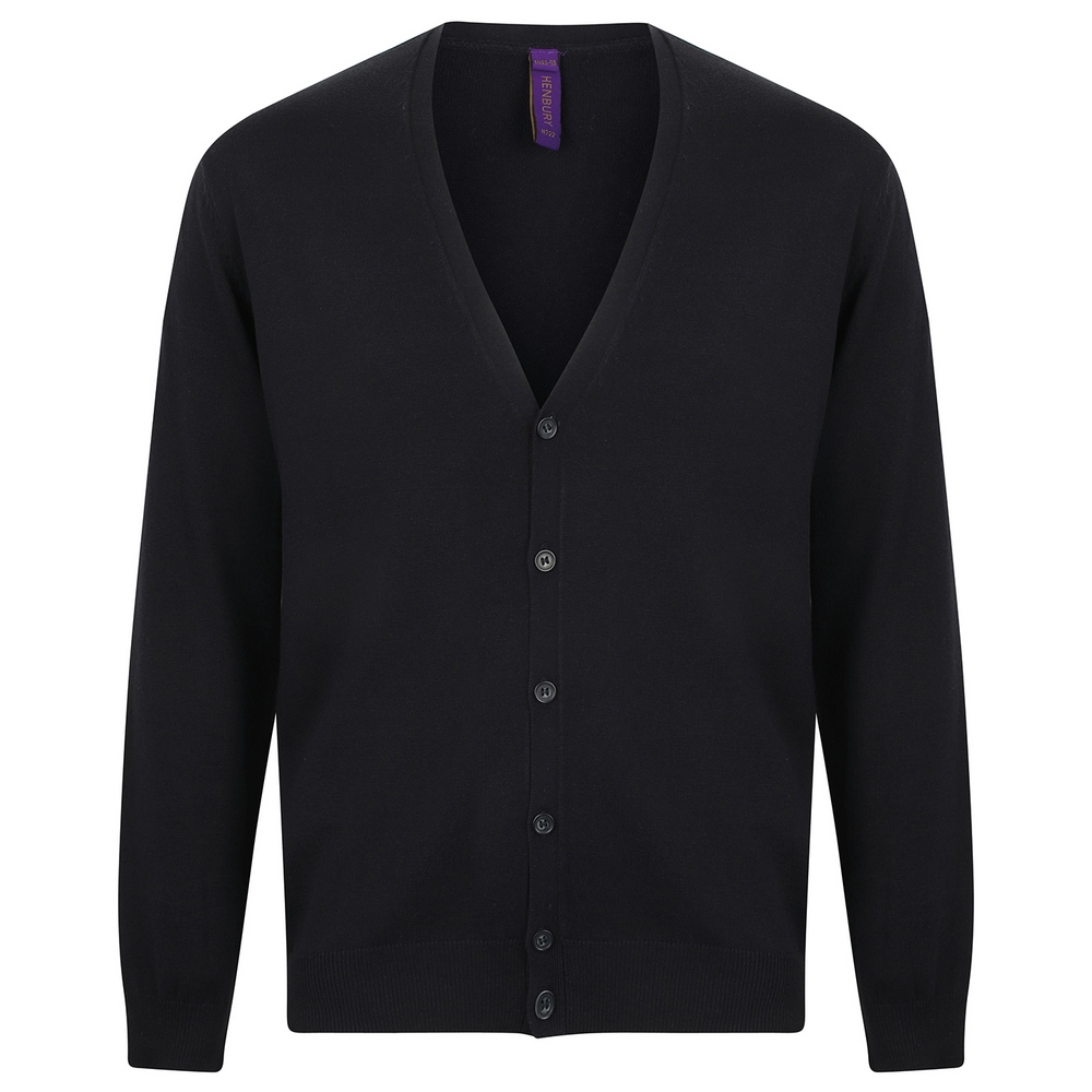 Henbury V-button cardigan HB722