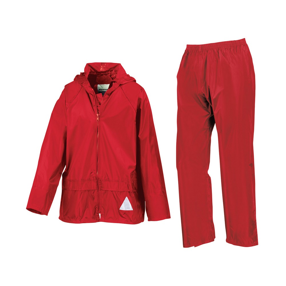 Result Junior waterproof jacket and trouser set RE95J