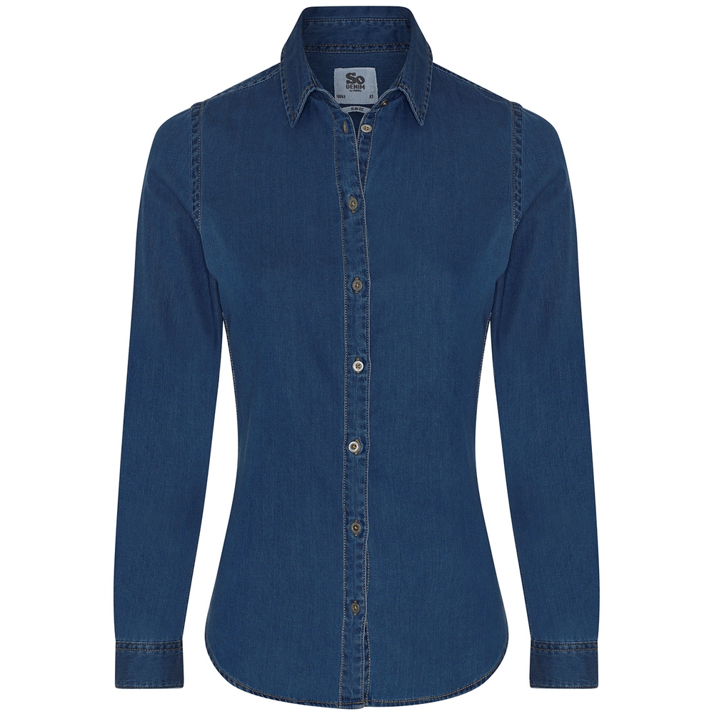 AWDis So Denim Women's Lucy denim shirt SD045