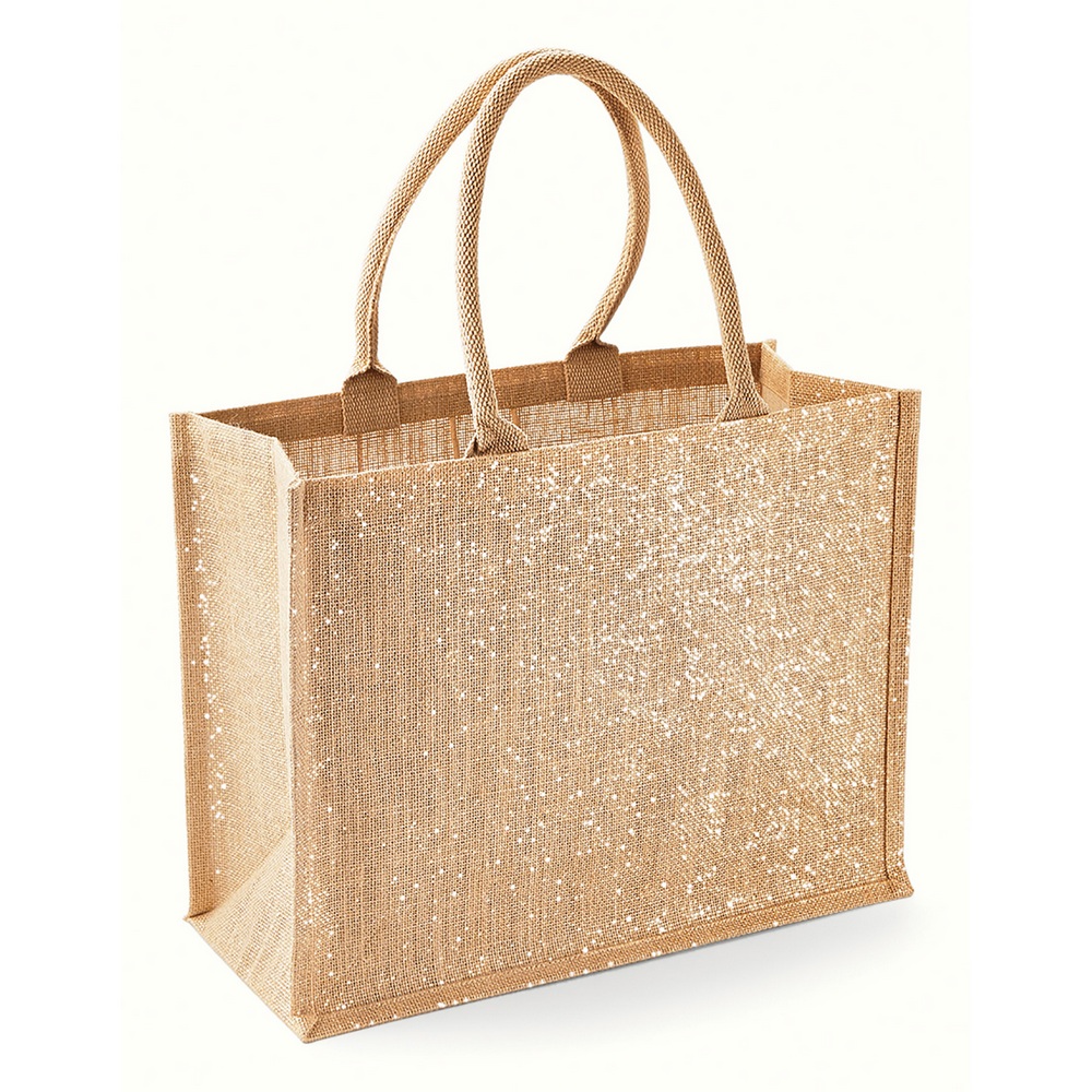 Westford Mill Shimmer jute shopper WM437