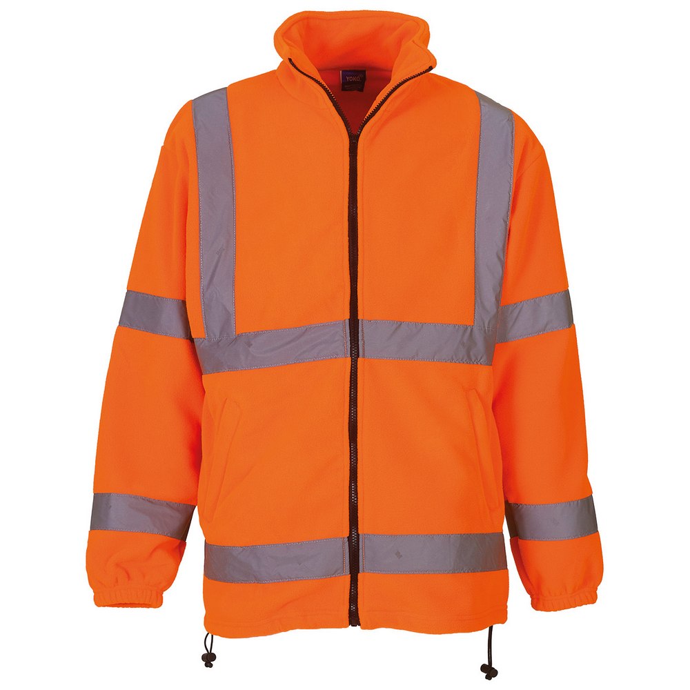Yoko Hi-vis heavyweight fleece jacket (HVK08) YK042