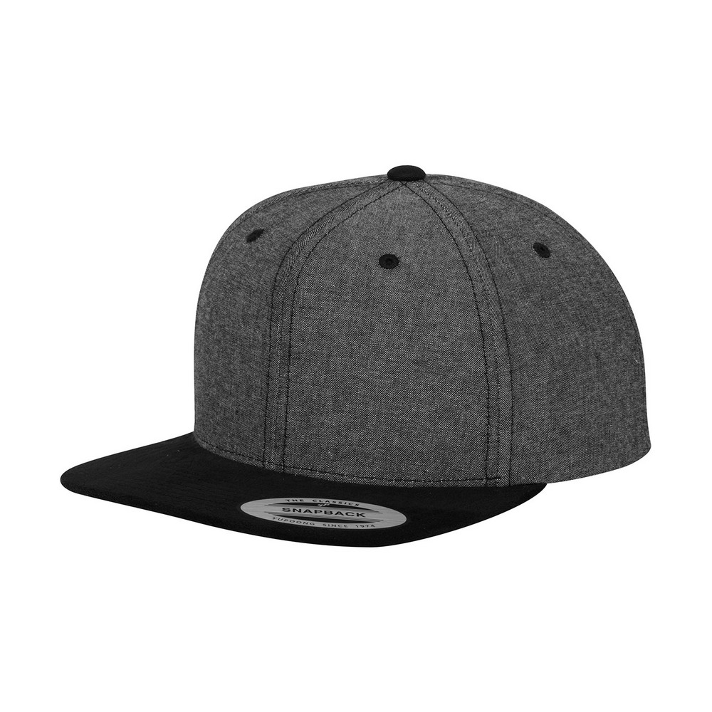 Flexfit Chambray-suede snapback (6089CH) YP009