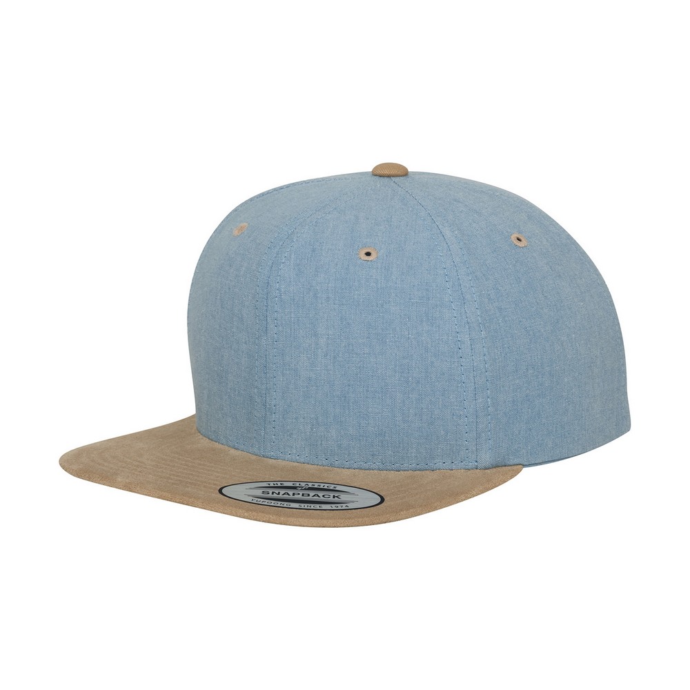 Flexfit Chambray-suede snapback (6089CH) YP009