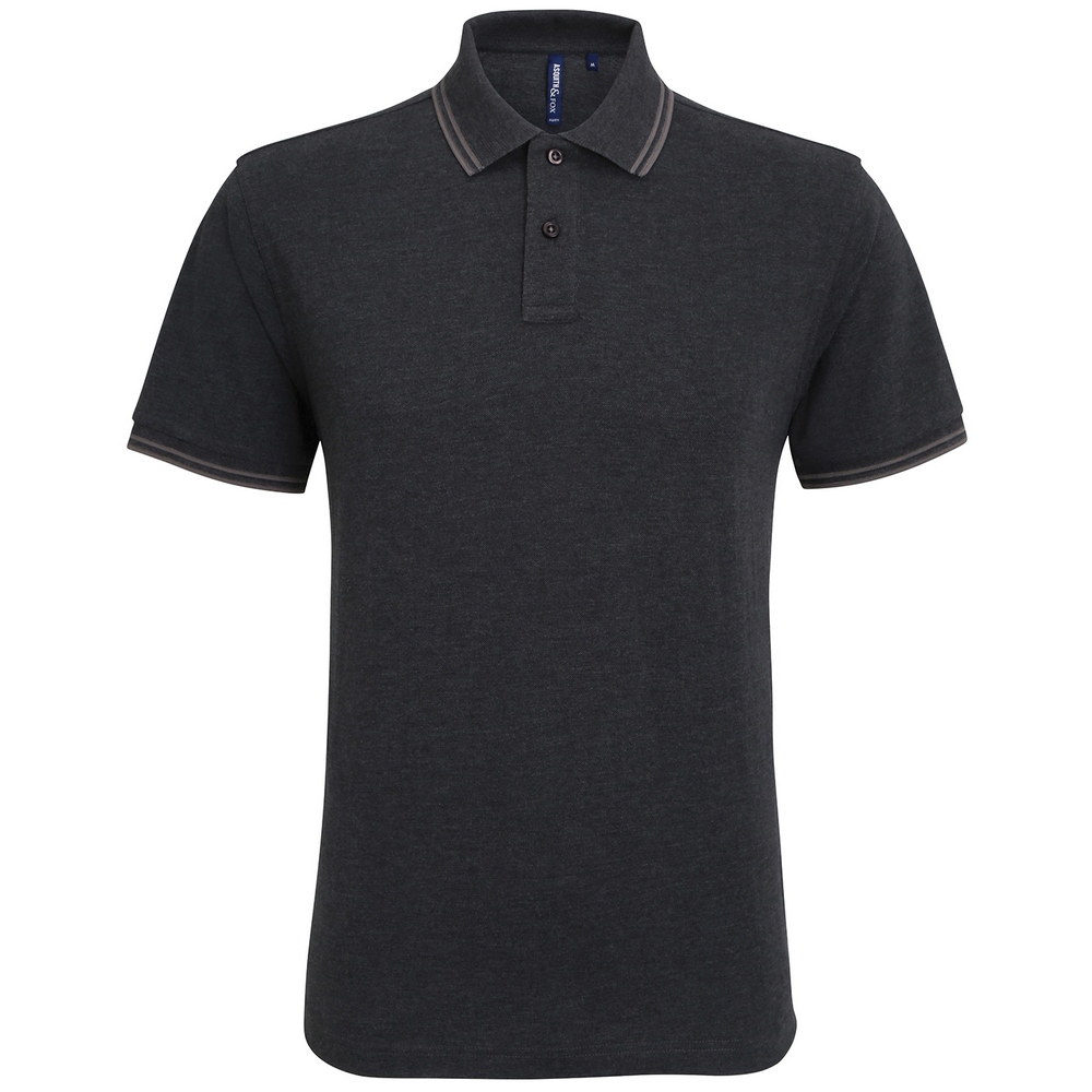 Asquith & Fox Men's classic fit tipped polo AQ011