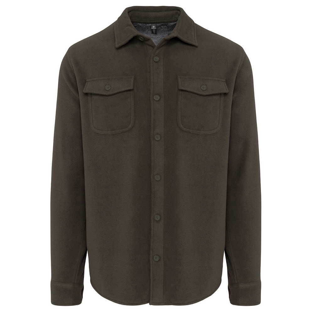 Kariban Sherpa-lined fleece overshirt KB582