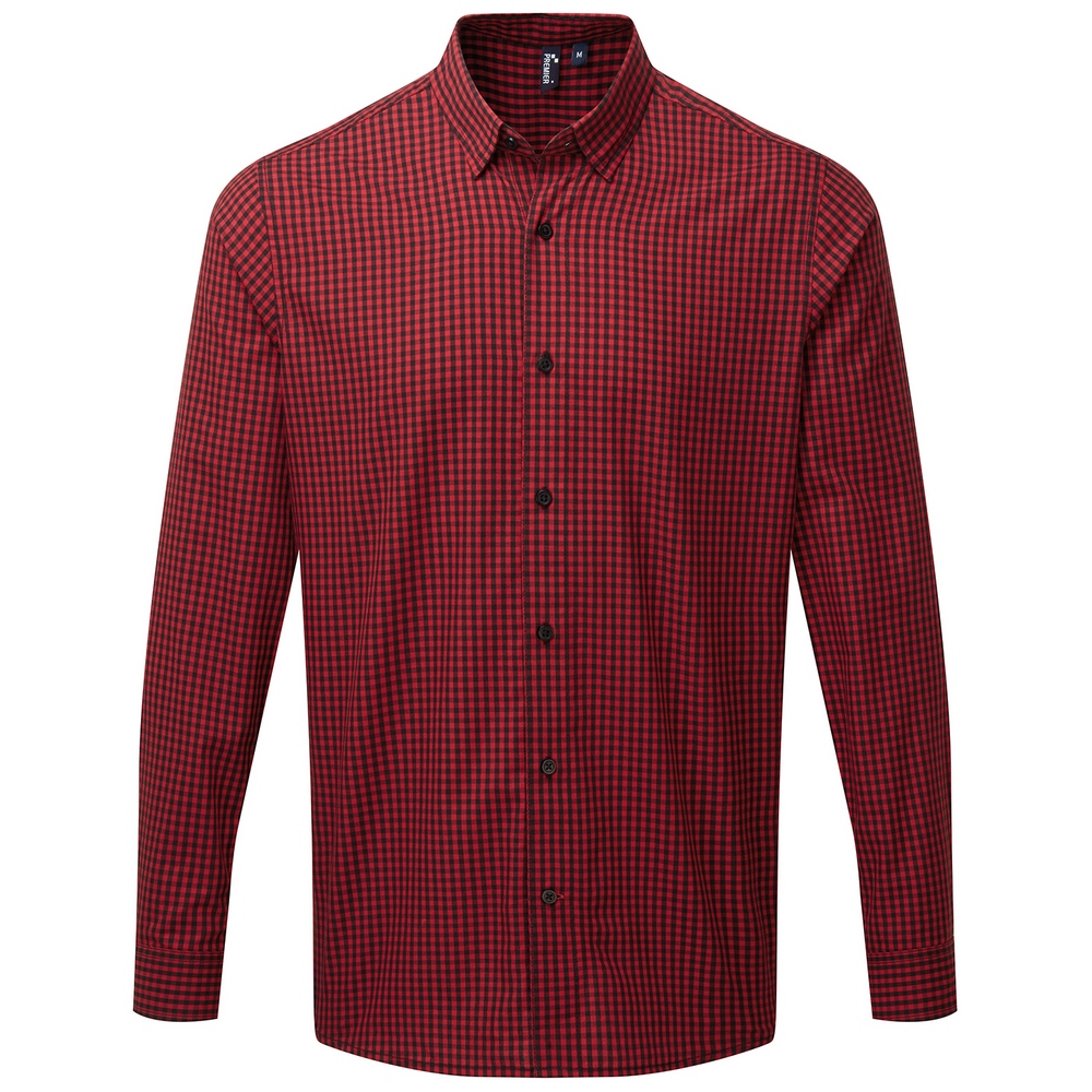 Premier Maxton check long sleeve shirt PR252