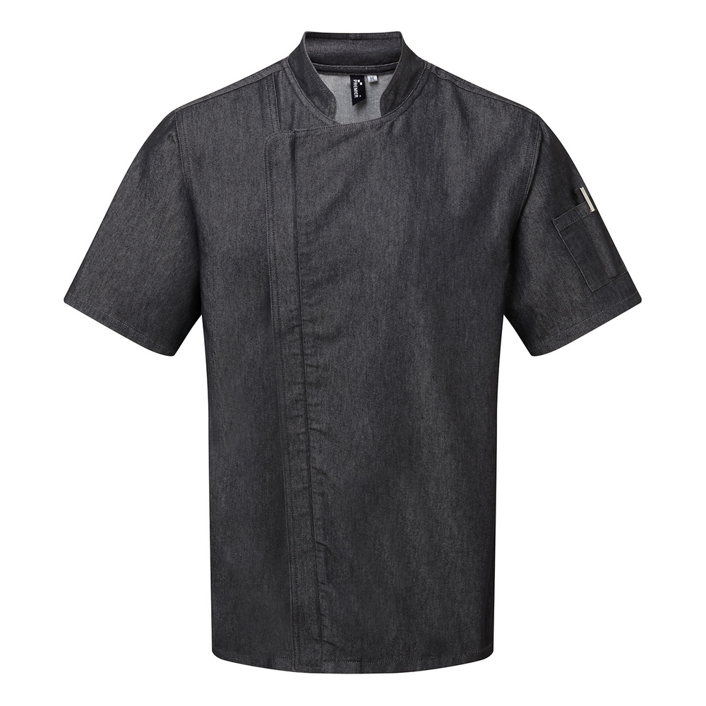 Premier Chef's zip-close short sleeve jacket PR906