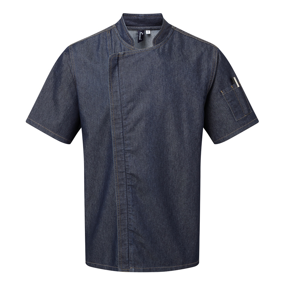 Premier Chef's zip-close short sleeve jacket PR906