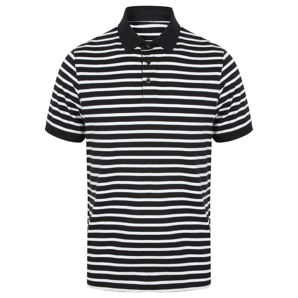 Front Row Striped Jersey polo shirt FR230