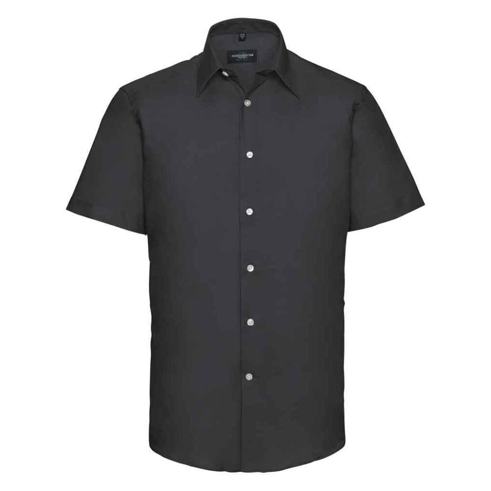 Russell Collection Short Sleeve Tailored Oxford Shirt 923M
