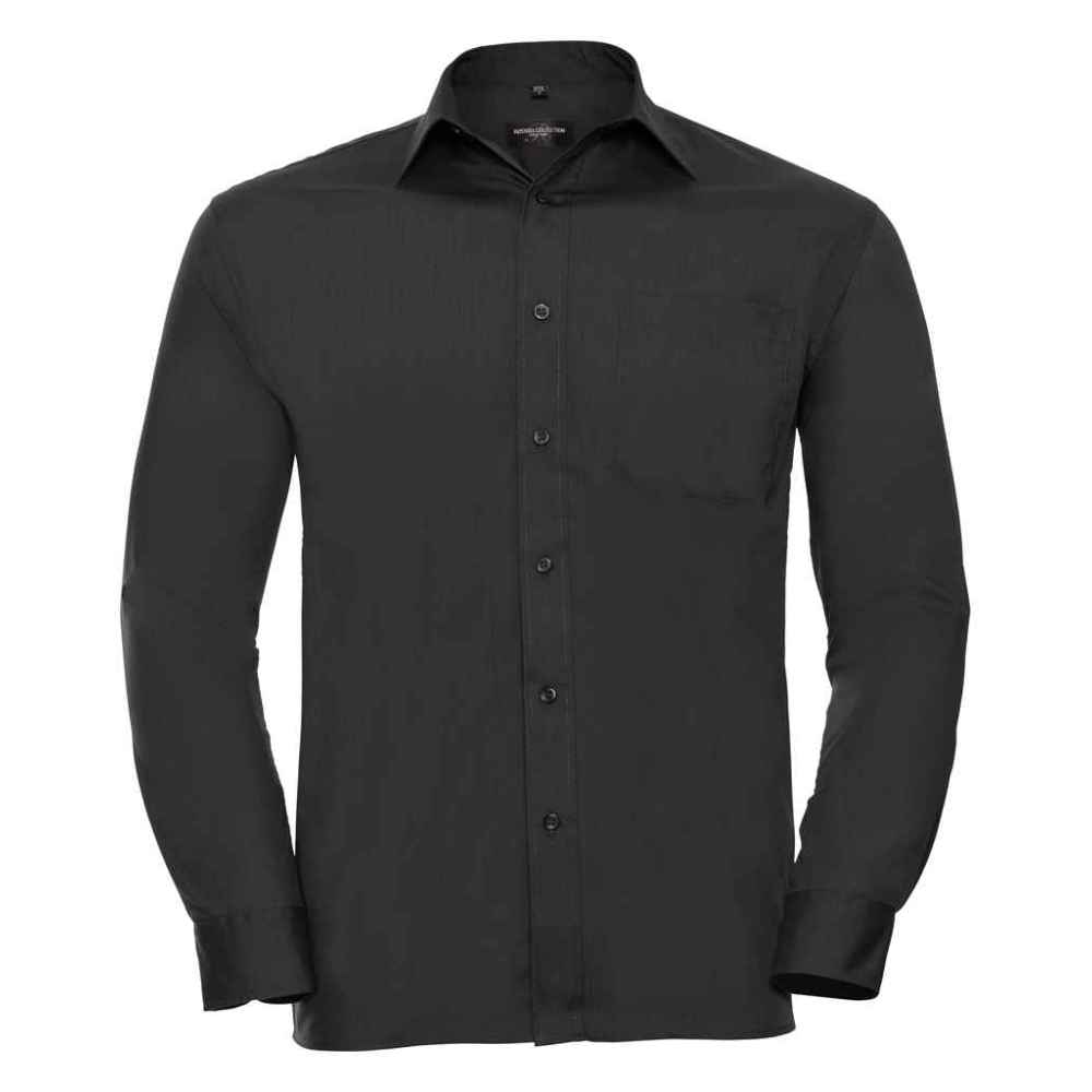 Russell Collection Long Sleeve Easy Care Poplin Shirt 934M