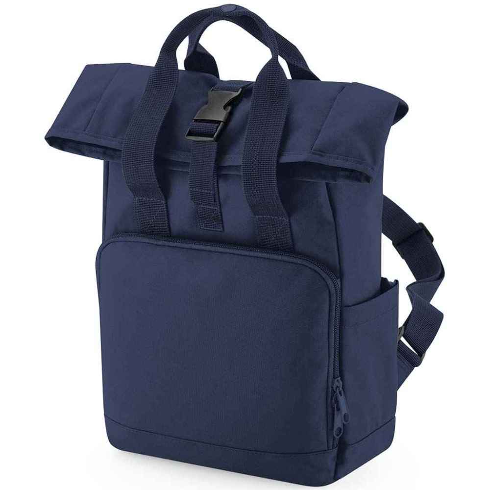 BagBase Recycled Mini Twin Handle Roll-Top Backpack BG118S