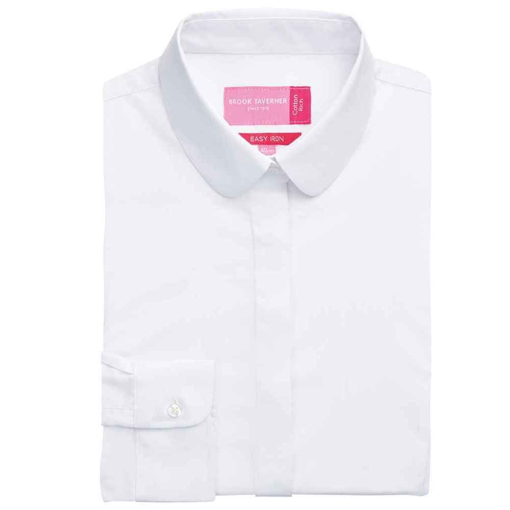 Brook Taverner Ladies Trevi Long Sleeve Poplin Shirt BK131