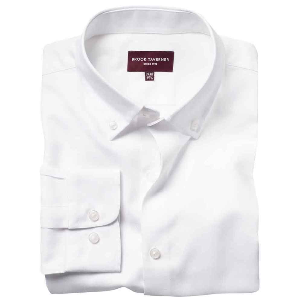Brook Taverner Toronto Long Sleeve Oxford Shirt BK582