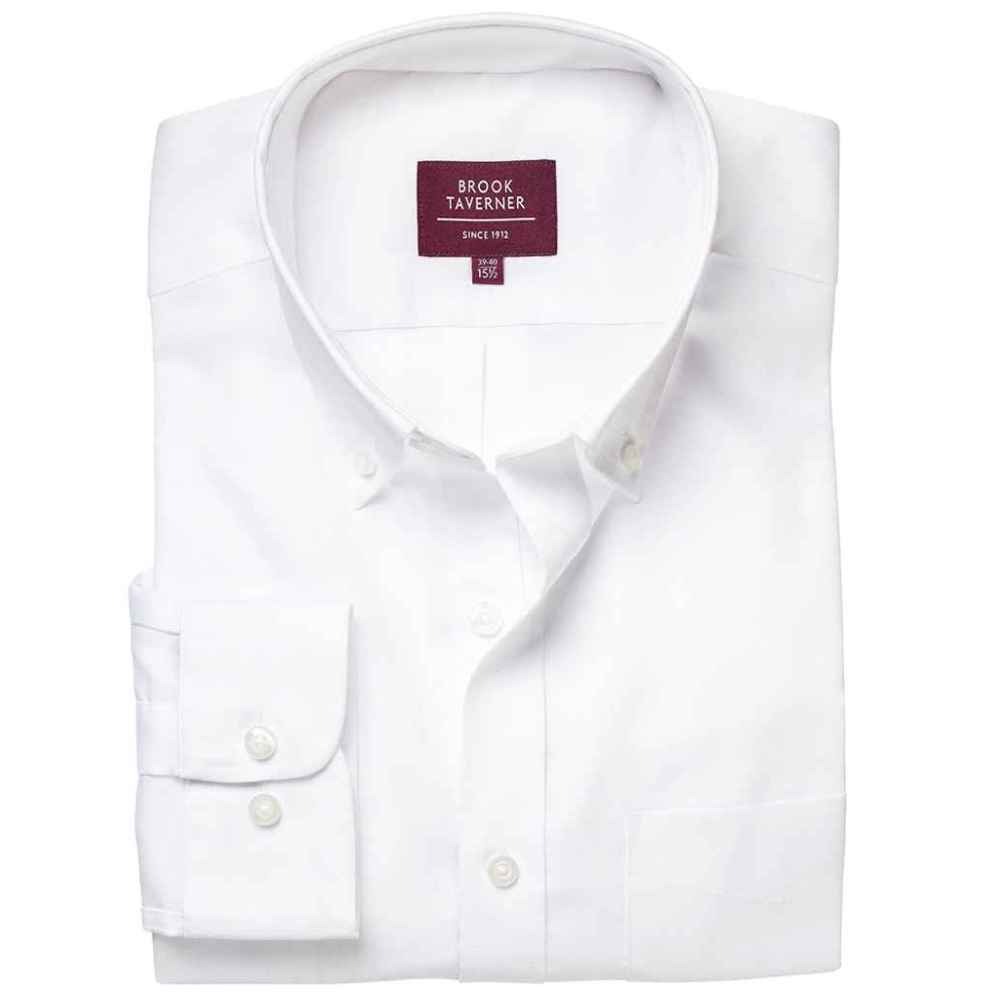 Brook Taverner Whistler Long Sleeve Oxford Shirt BK588