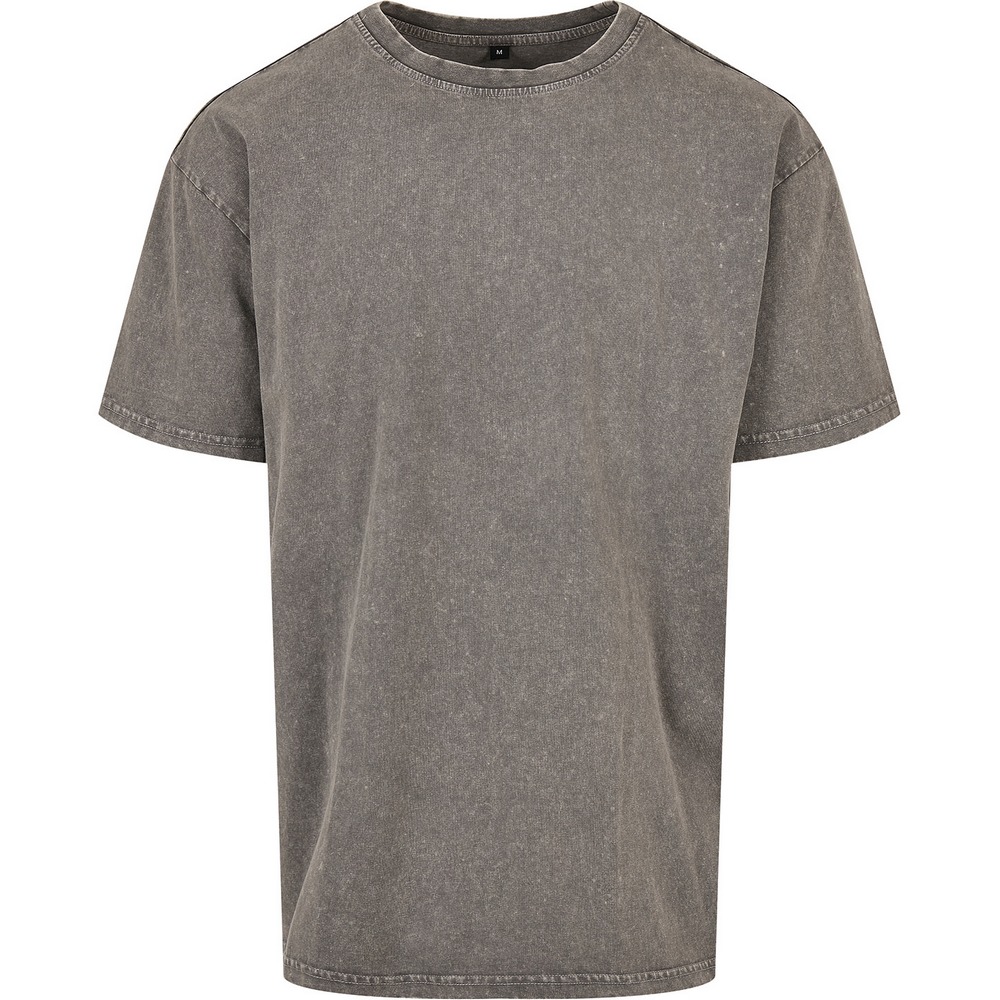 Build Your Brand Acid washed heavy oversized tee BY189