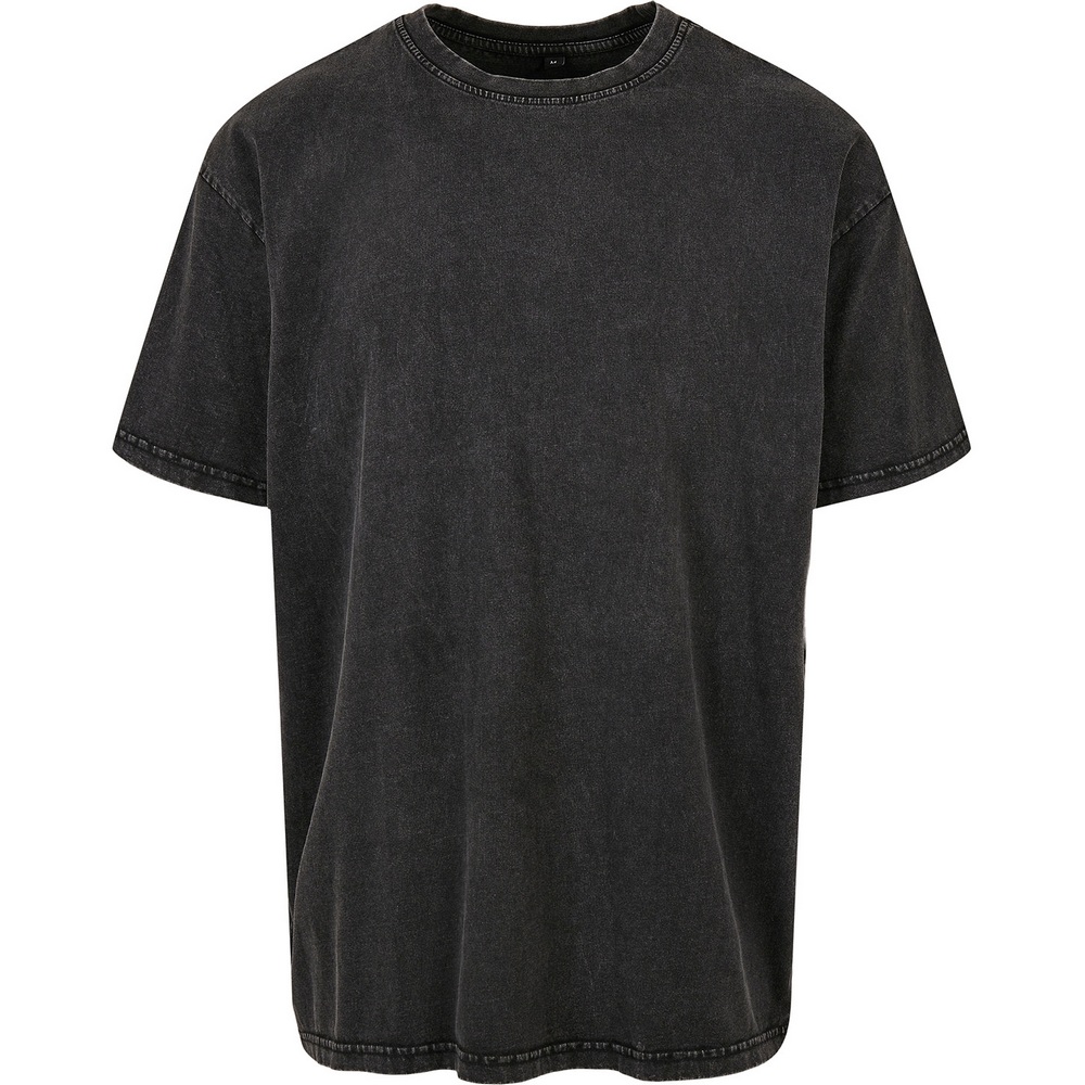 Build Your Brand Acid washed heavy oversized tee BY189