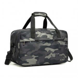 Kono Lightweight Multi Purpose Unisex Sports Travel Duffel Bag E1960M CAMO
