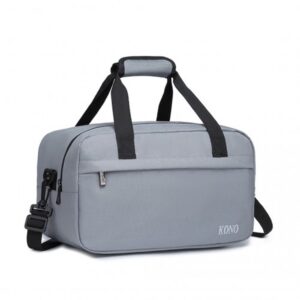 Kono Lightweight Multi Purpose Unisex Sports Travel Duffel Bag E1960S L GY