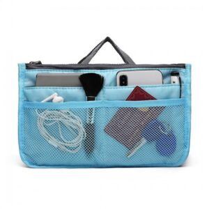 Miss Lulu Folding Nylon Handbag Organiser E6876 BE