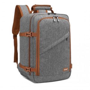 Kono Lightweight Cabin Bag Travel Business Backpack EM2231S GY/BN