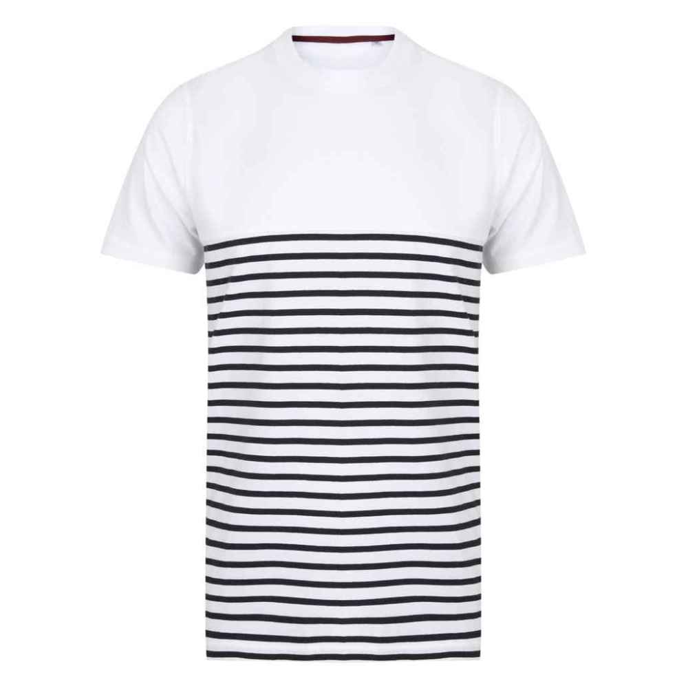 Front Row Unisex Breton Striped T-Shirt FR135