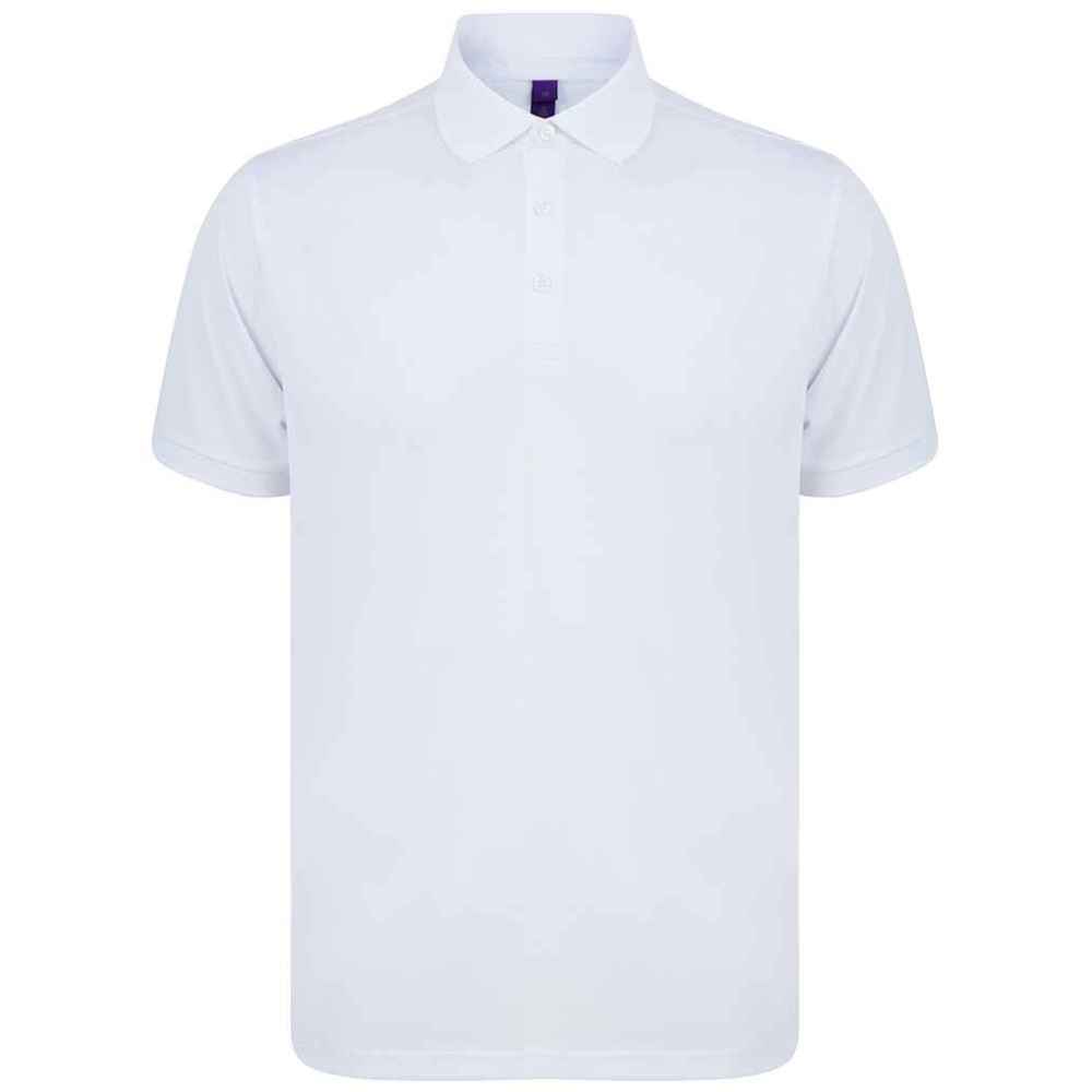 Henbury Recycled Polyester Piqué Polo Shirt H465