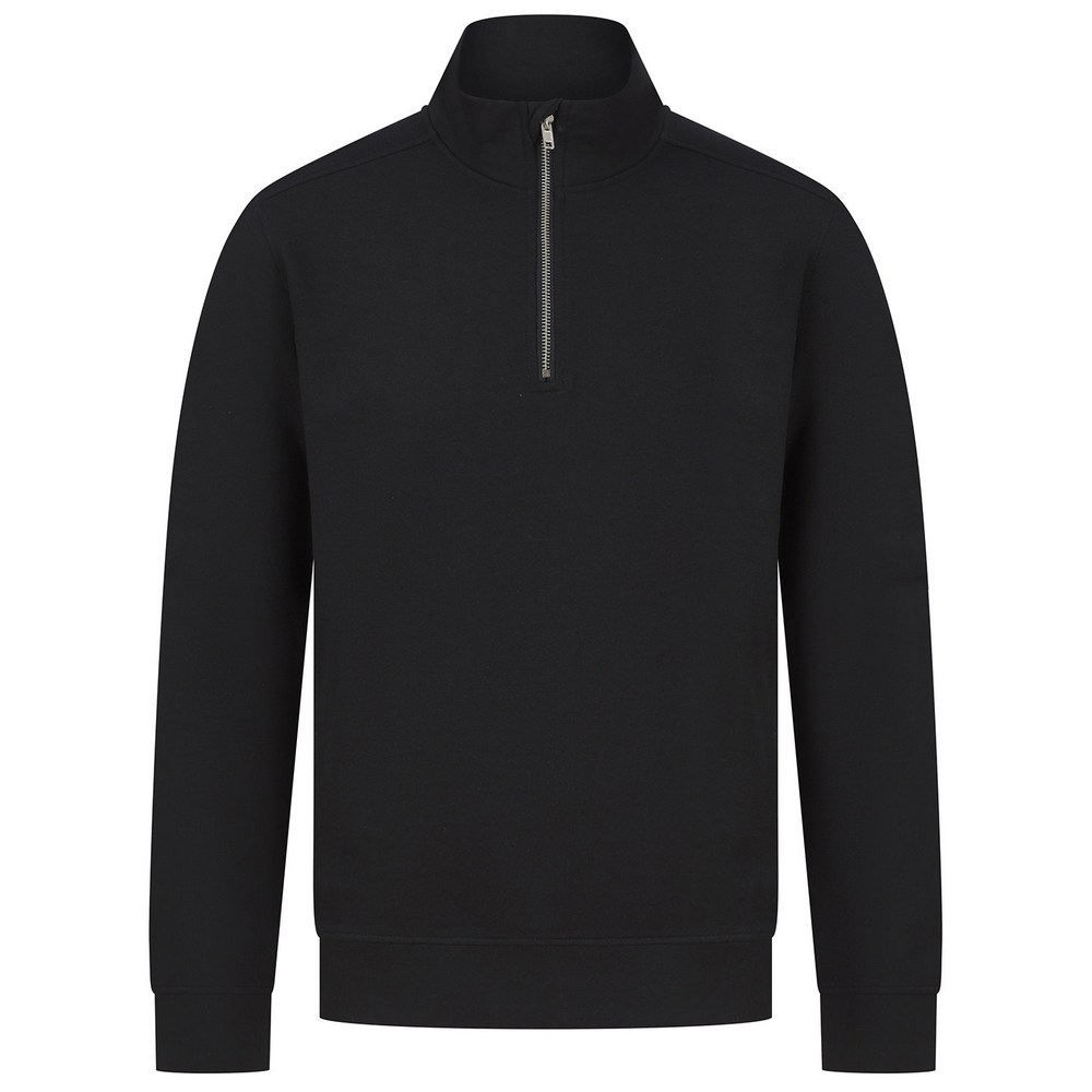 Henbury Unisex sustainable ¼-zip sweatshirt HB842