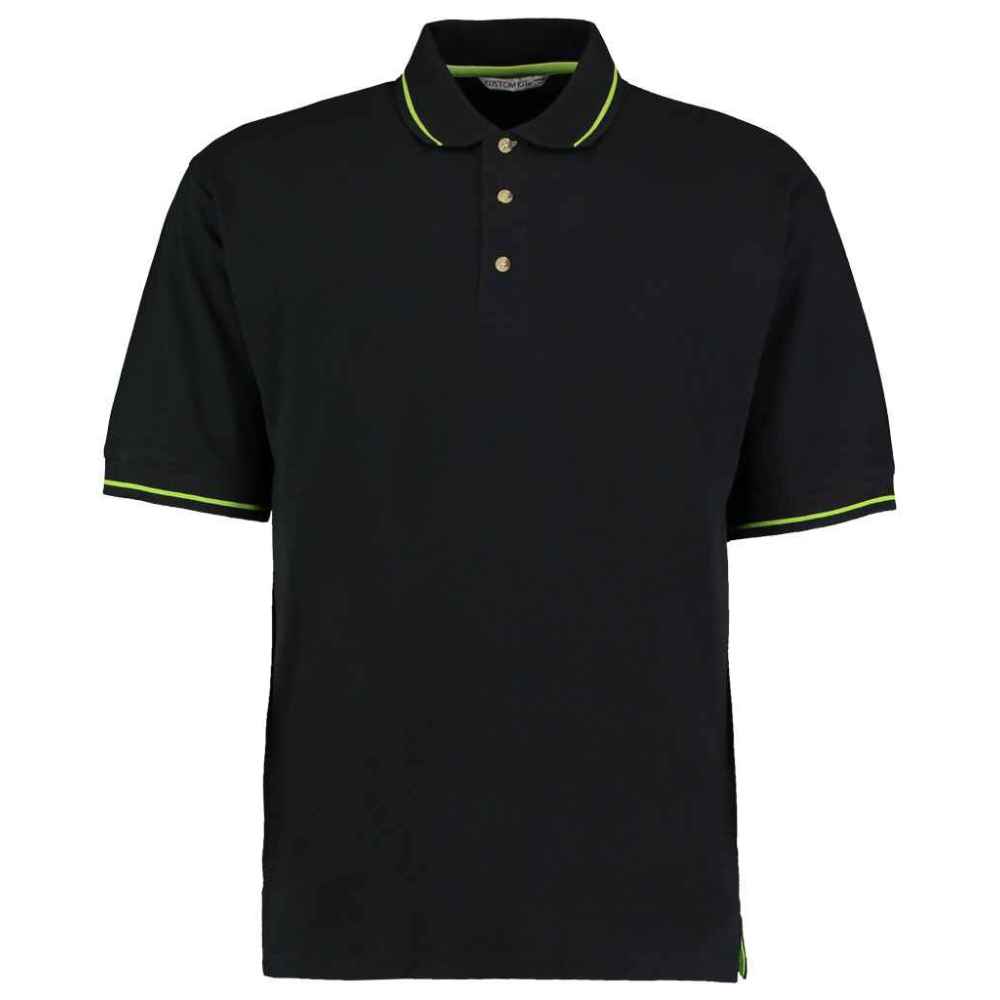 Kustom Kit St Mellion Tipped Cotton Piqué Polo Shirt K606