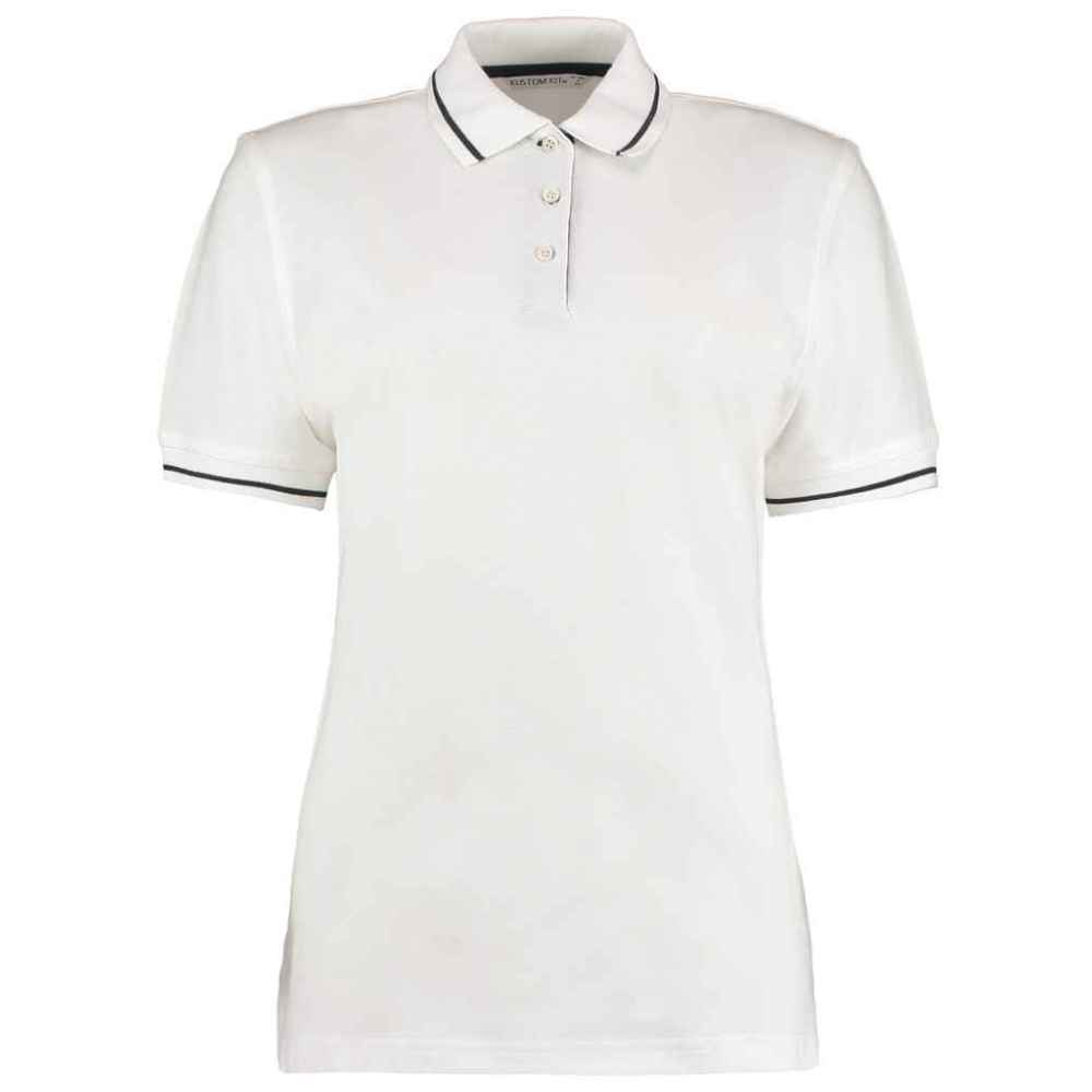 Kustom Kit Ladies St Mellion Tipped Cotton Piqué Polo Shirt K706