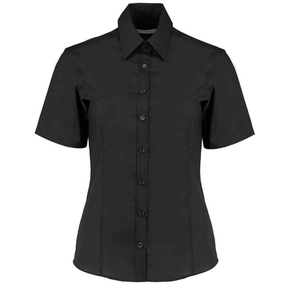 Kustom Kit Ladies Short Sleeve Tailored Business Shirt K742F