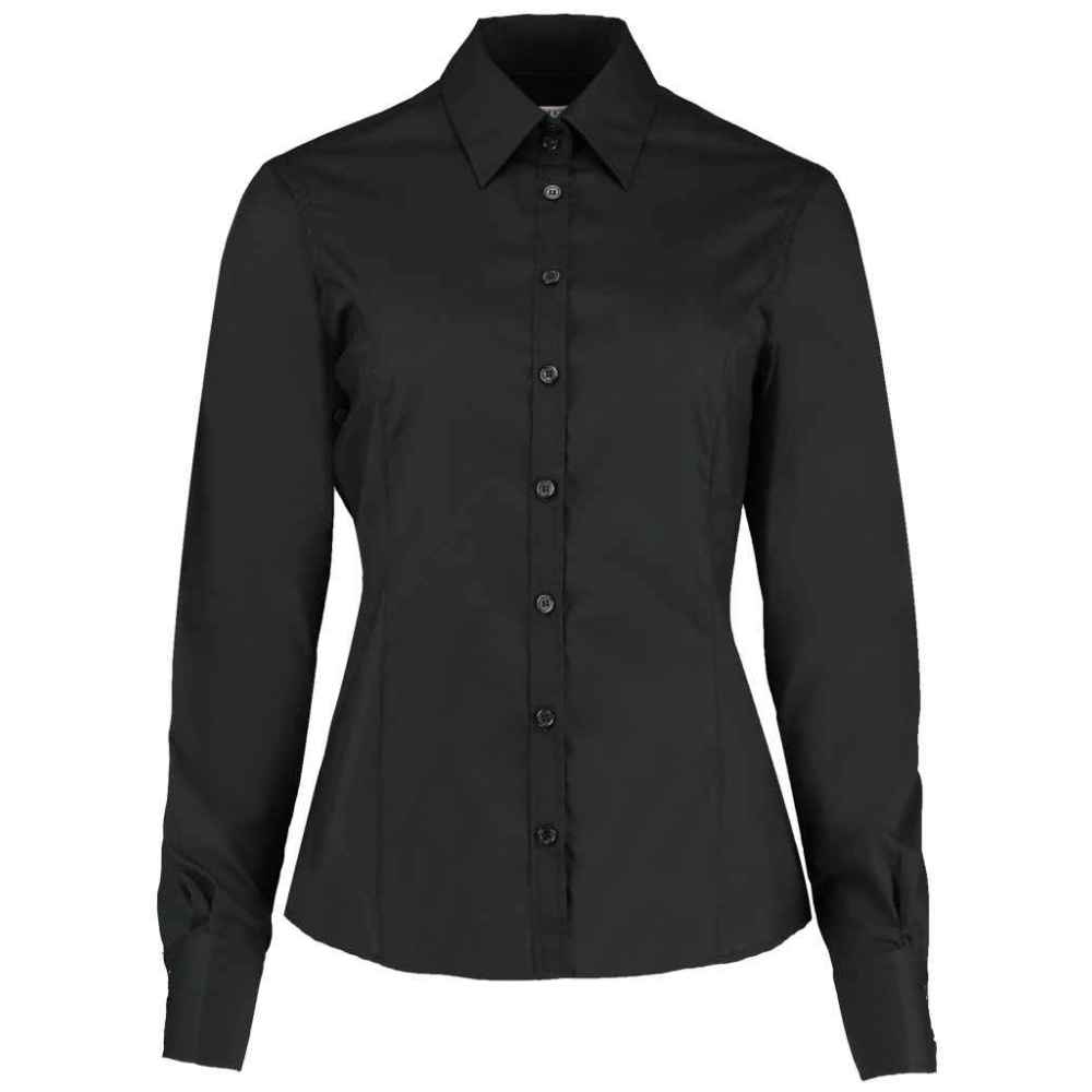 Kustom Kit Ladies Long Sleeve Tailored Business Shirt K743F