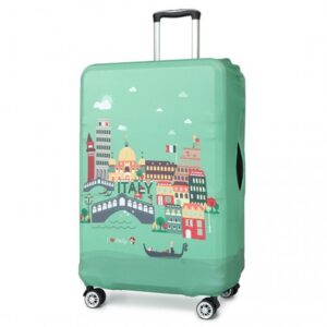 Miss Lulu Elastic Luggage Cover With Printed Design Large L-Cover-1 28