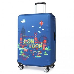 Miss Lulu Elastic Luggage Cover With Printed Design Large L-Cover-2 28