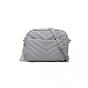 Miss Lulu Lightweight Quilted Leather Cross Body Bag LA2119-1 GY
