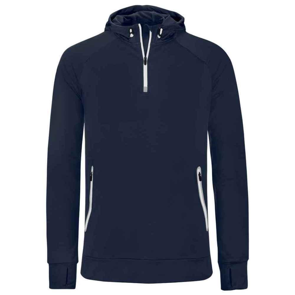 Proact Zip Neck Hooded Sweatshirt PA360