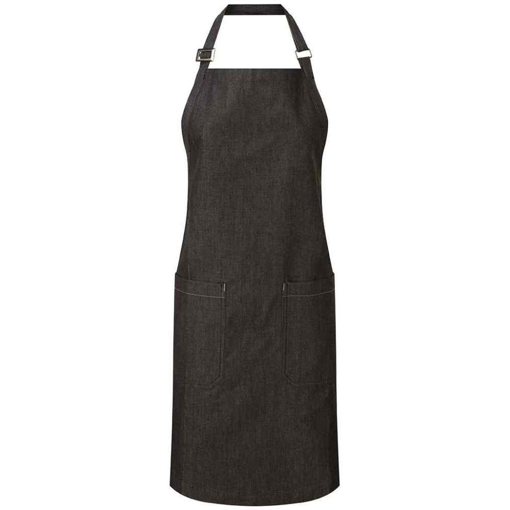 Premier Fairtrade Organic Cotton Denim Bib Apron PR113
