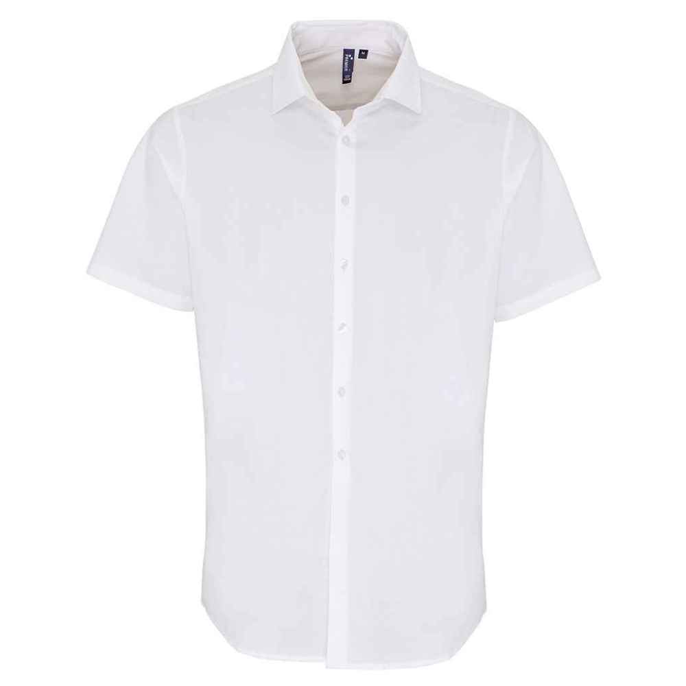 Premier Short Sleeve Stretch Fit Poplin Shirt PR246
